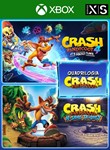 * Crash Bandicoot - набор Quadrilogy XBOX / КЛЮЧ *