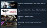 🎮 Batman - Arkham Collection (Steam)  (0%💳)  / КЛЮЧ🔑