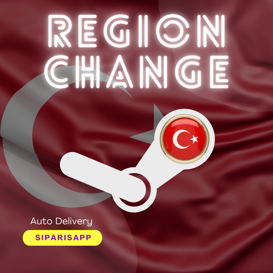 👑 STEAM REGION CHANGE 🔥 TURKEY🇹🇷 🔥 3 TL CARD ⚡FAST
