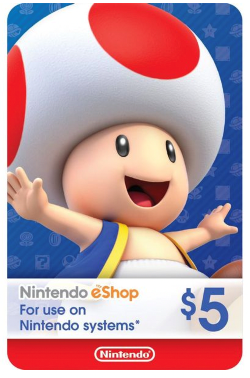 ✅ Подарочная карта Nintendo 🔥 $5 - 🇺🇸 (регион США)