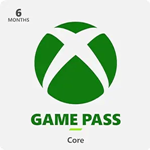 XBOX Game Pass Core 6 Months Key🔑+0.22$ cashback✨