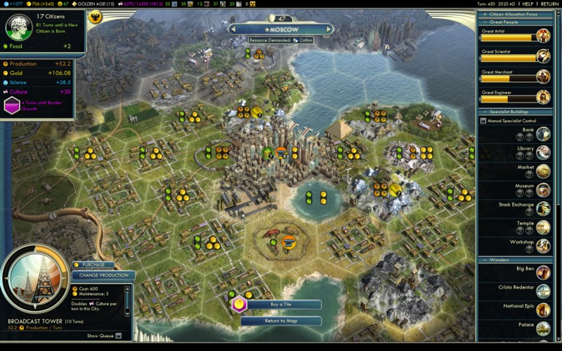 Скриншот CIVILIZATION V (STEAM ключ) + DLC Mongols