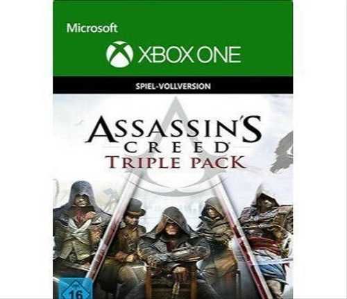 Assassin´s Creed Triple Pack XBOX ONE DIGITAL KEY