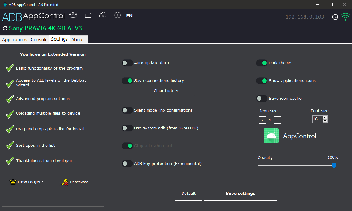 manage apps in adb manage apps in adb