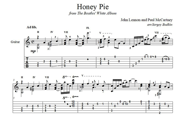 Honey Pie (The Beatles) - guitar cover