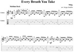 Every Breath You Take (Sting) для гитары