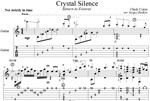 Crystal Silence (Чик Кориа) для гитары