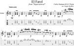 El Farol (Сантана) для гитары