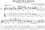 Maxwell´s Silver Hammer (The Beatles) для гитары