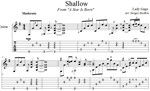Shallow (Леди Гага) для гитары