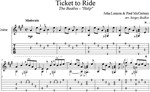Ticket to Ride (The Beatles) для гитары