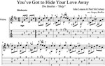 You´ve Got To Hide Your Love Away (The Beatles) гитара