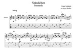 Серенада (Ständchen) Франц Шуберт - для гитары
