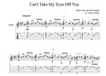 Can´t Take My Eyes Off You (Фрэнки Вэлли) на гитаре