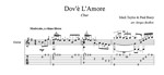 Dov´è L´Amore (Шер) для гитары