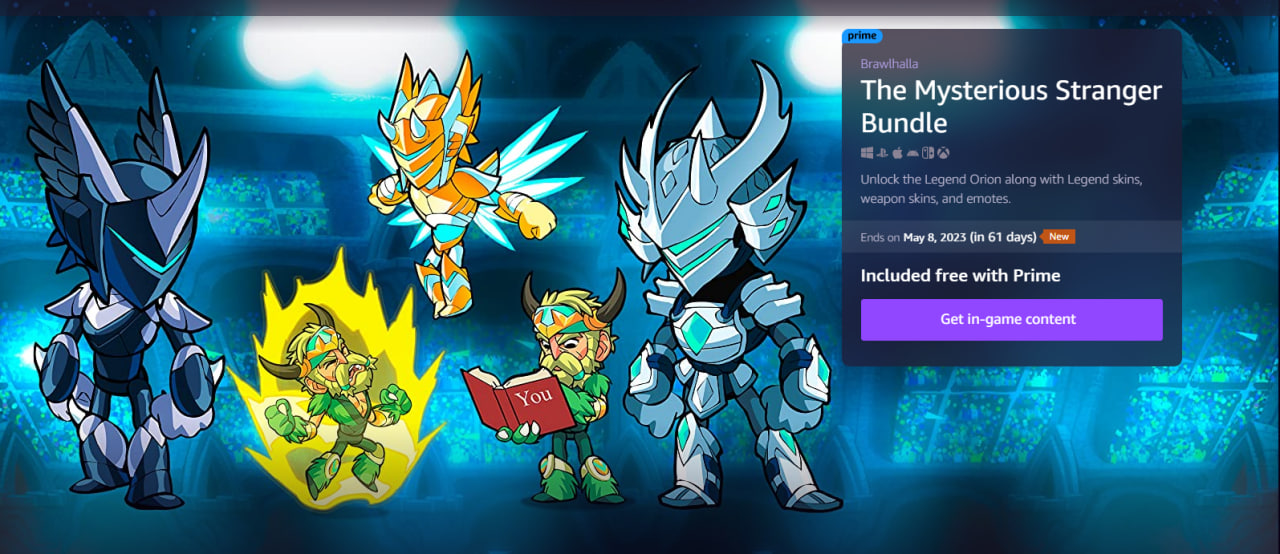 🔑 Brawlhalla: The Mysterious Stranger Bundle 🔑