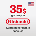 Nintendo eShop – 35 $ (США) Карта Оплаты (Gift Card)
