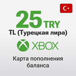 🟢 Xbox Карта Оплаты – 25 TRY (ЛИРЫ) Турция - irongamers.ru