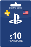 🔷Подарочная карта PlayStation Network 10$ (🇺🇸 0%Fee)