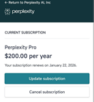 Perplexity Pro AI 1г Личный Авто Без VPN/Кредитка +Авто