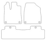 Acura MDX (13-20) Электронные лекала автоковриков