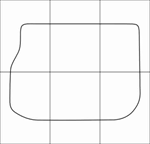 AUDI A4 1995-2000  Vector patterns for car mats - irongamers.ru