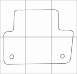 AUDI A4 2015  Vector patterns for car mats - irongamers.ru