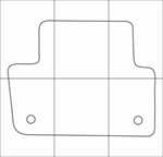 AUDI A4 2015  Vector patterns for car mats - irongamers.ru