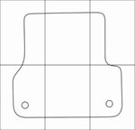 AUDI A6 2011--  Vector patterns for car mats - irongamers.ru