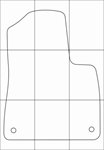 AUDI Q7 2015-- Лекала автоковриков, вектор