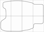 HONDA CIVIC 5D hatch 2006-2012 Лекала автоковриков