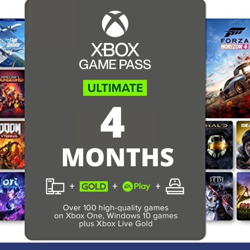 🔥XBOX GAME PASS ULTIMATE 4 MONTHS🎮CASHBACK 5%💰