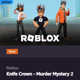 Купить roblox:нож корона - тайна убийства 2🔑 Фотография roblox:нож корона - тайна убийства 2🔑