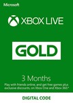 Xbox Live Gold 3 Месяцы Ключ, Код🔑