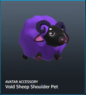 Фотография 𝐍𝐄𝐖▒▓█🔑roblox: void sheep shoulder pet