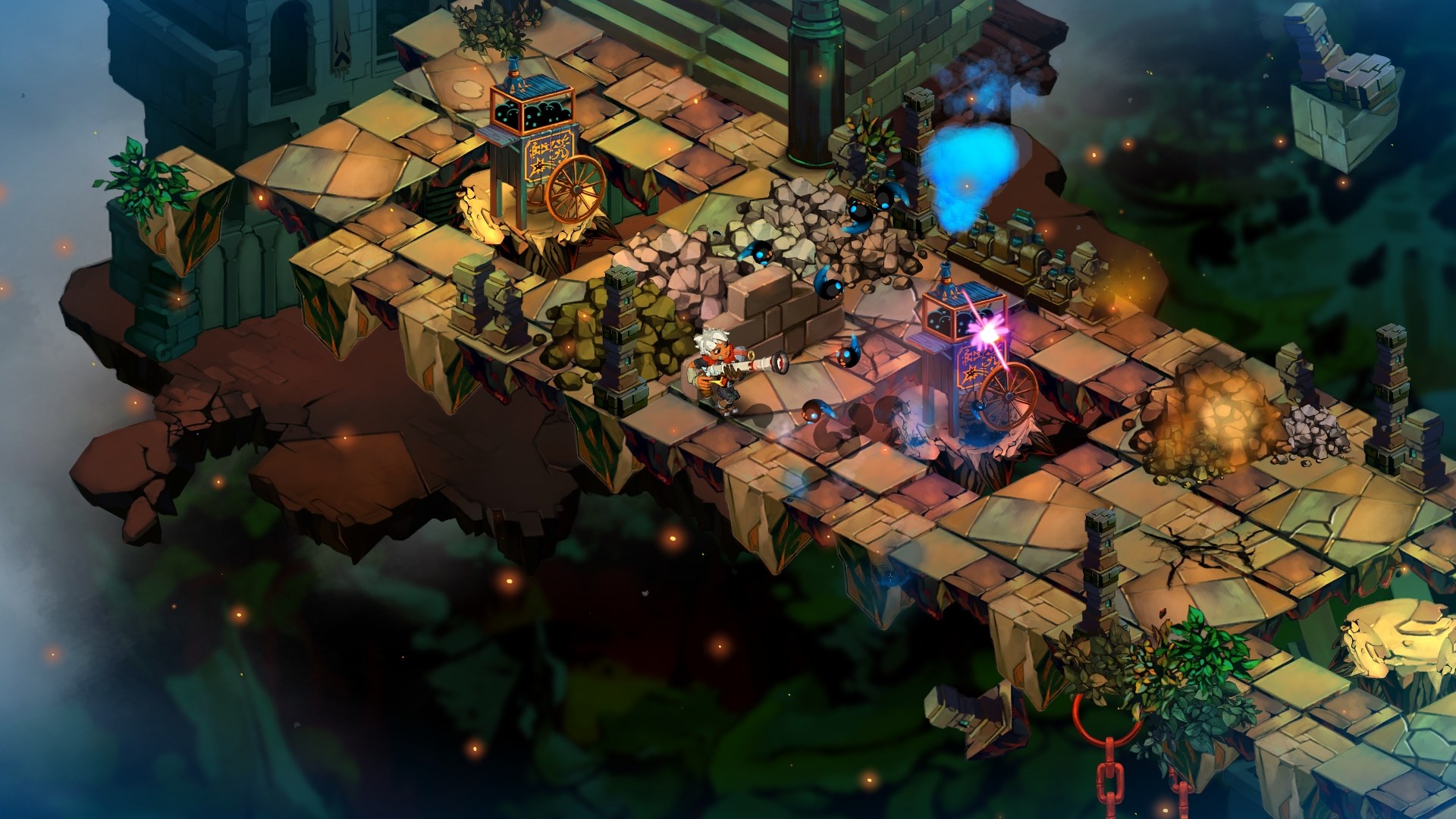 Rpg hack. Bastion PS Vita. Бастион изометрия. Bastion screenshots. Инди РПГ 2д.