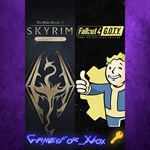 Skyrim Anniversary Edition + Fallout 4 G.O.T. XBOX Ключ