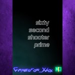 **Sixty Second Shooter Prime XBOX