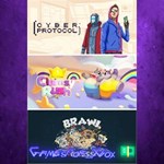 **Cyber Protocol + Clumsy Rush + Brawl Chess XBOX