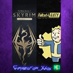 **Skyrim Anniversary Edition + Fallout 4 G.O.T.Y B XBOX