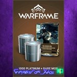 **Warframe 1000 Platinum + Rare Mod XBOX DLC