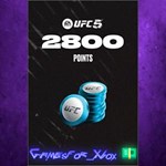 **UFC 5 - 2800 UFC POINTS XBOX DLC