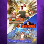 Worms Battlegrounds + Worms W.M.D XBOX Ключ