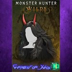 **Hunter Layered Armor Oni Horns Wig XBOX DLC
