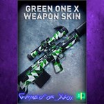 **Green One X Weapon Skin XBOX*DLC
