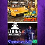 **Car Mechanic Simulator 2021 & Thief Simulator XBOX
