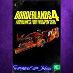 **Borderlands 4 Firehawks Fury Weapon Skin XBOX DLC